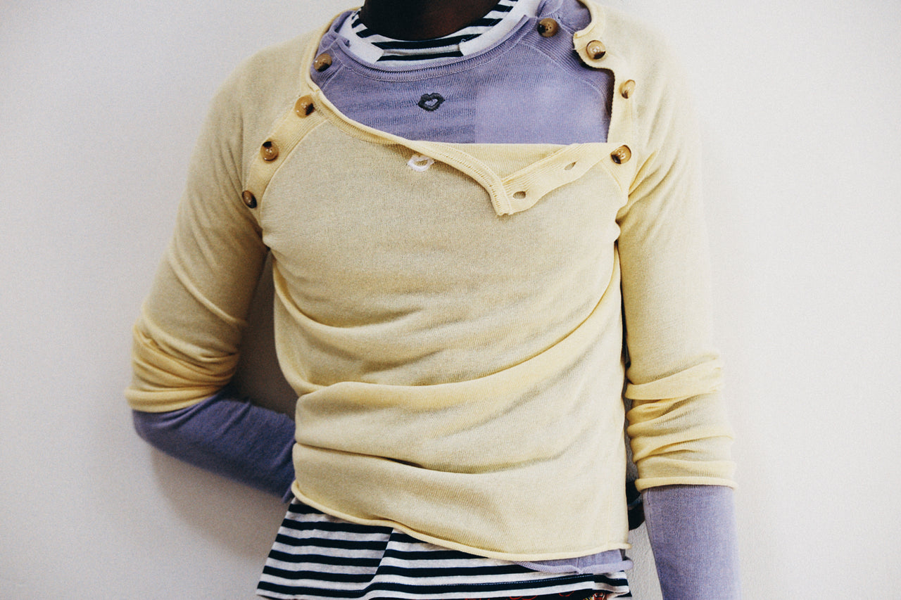 Longsleeve "Le Point Mort" yellow