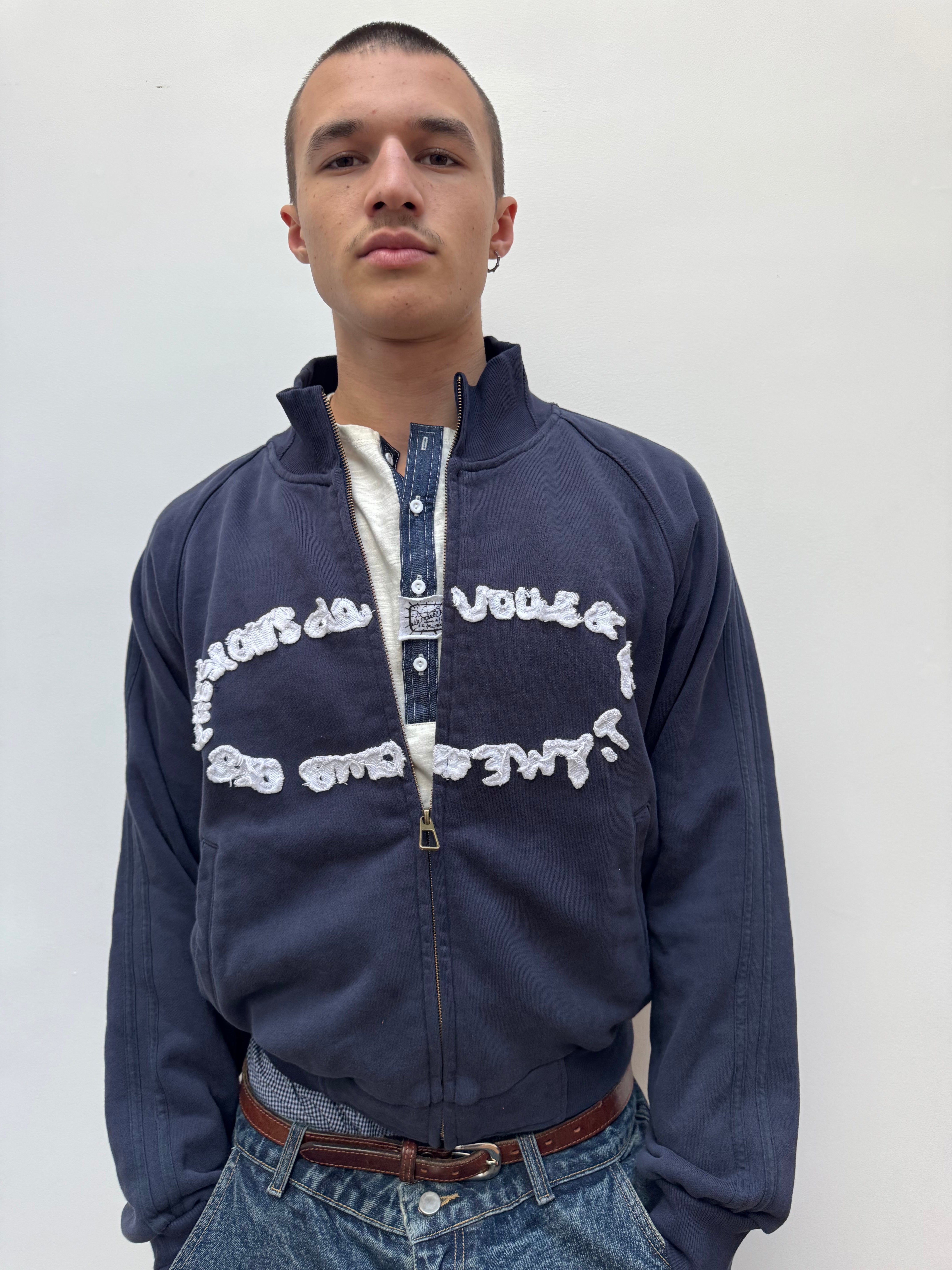 Track jacket « Club de Voile » blue - passions de l'âme