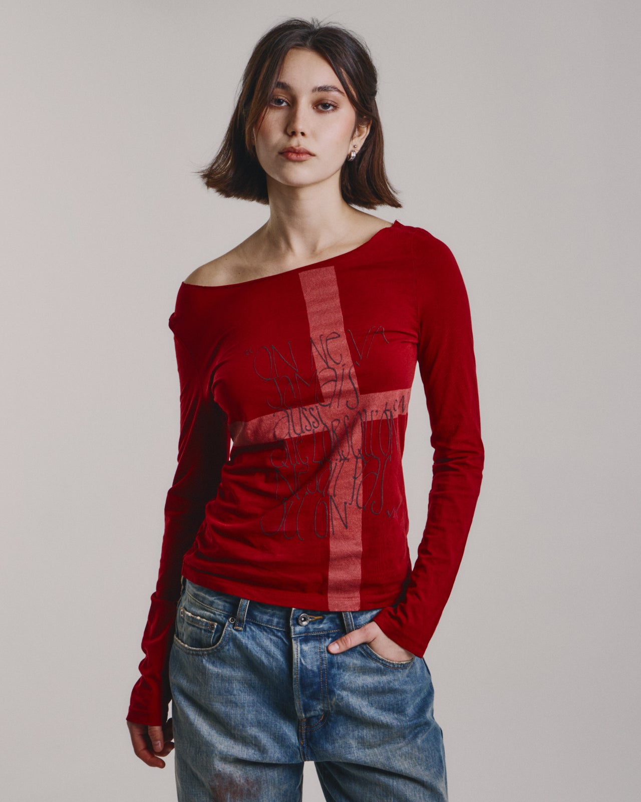 "Le Rouge aux Joues" tee femme