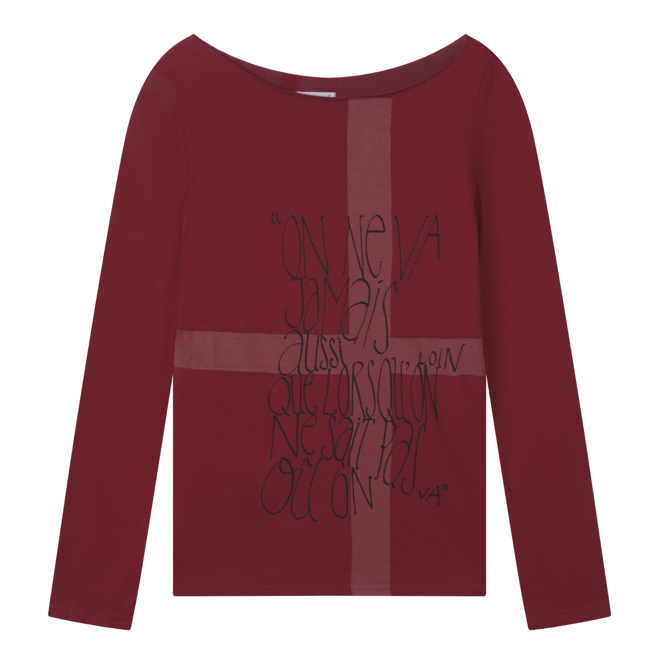 "Le Rouge aux Joues" tee femme