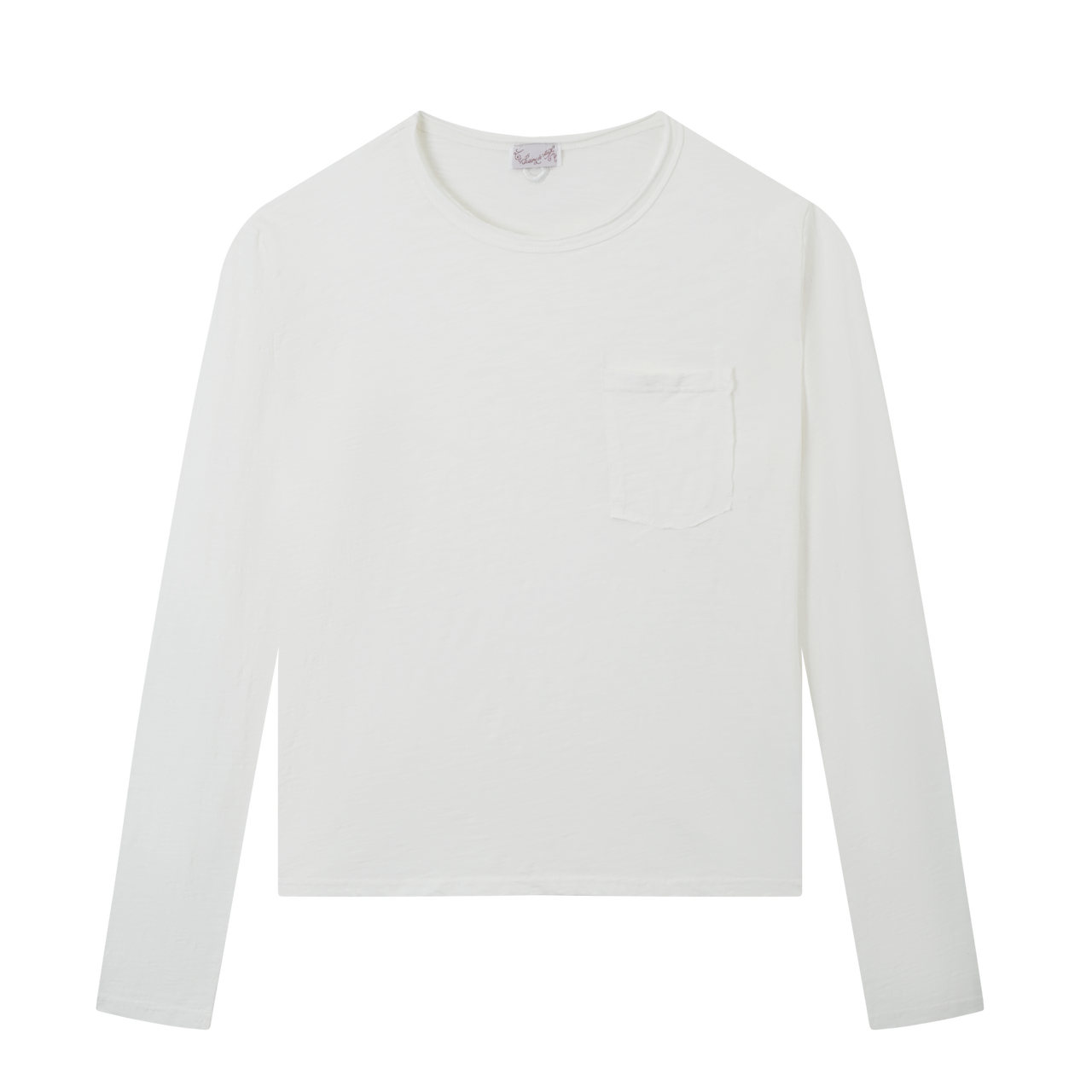 Triple White Slub Cotton