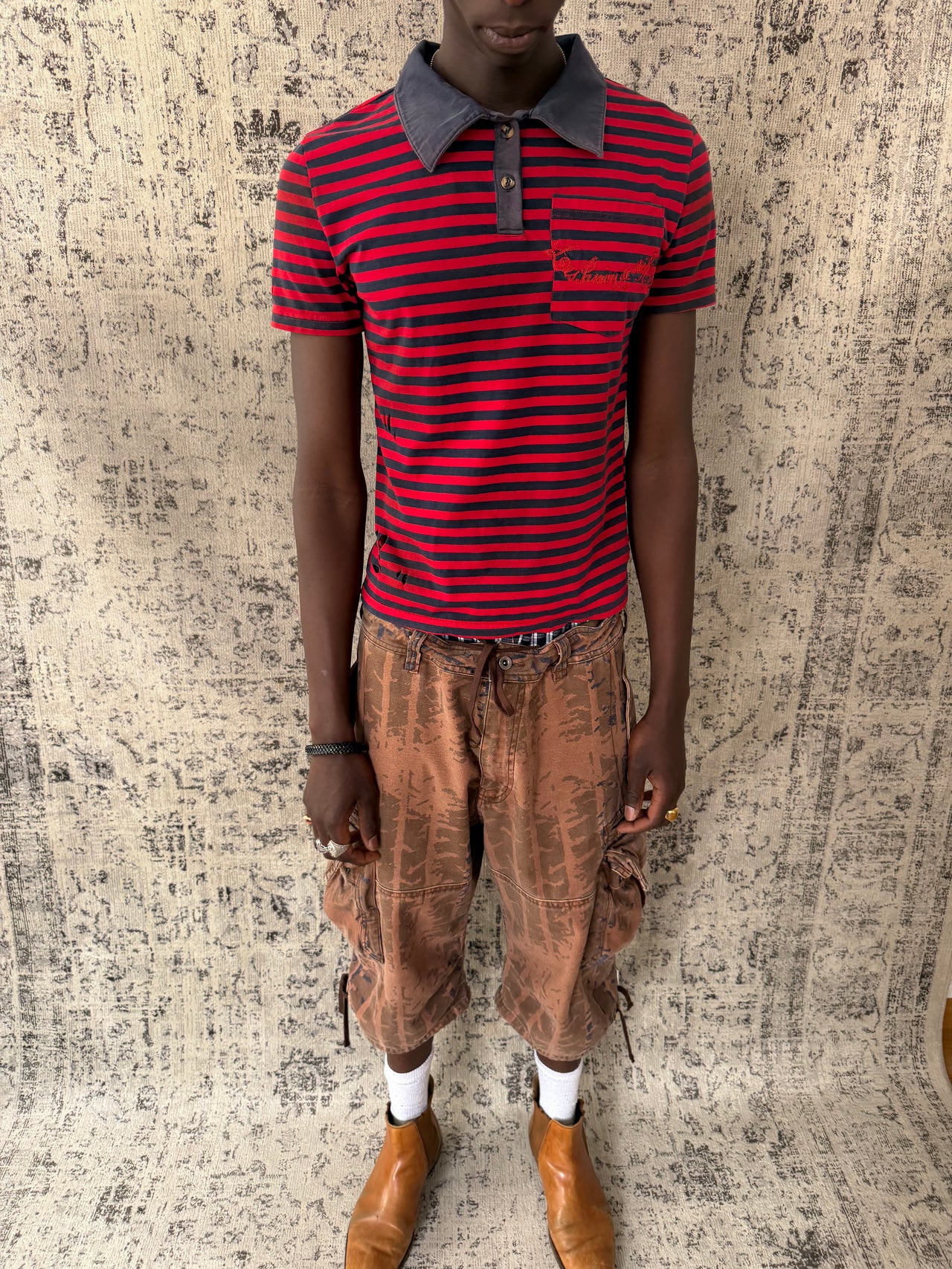 Cargo shorts "Le Bitume"