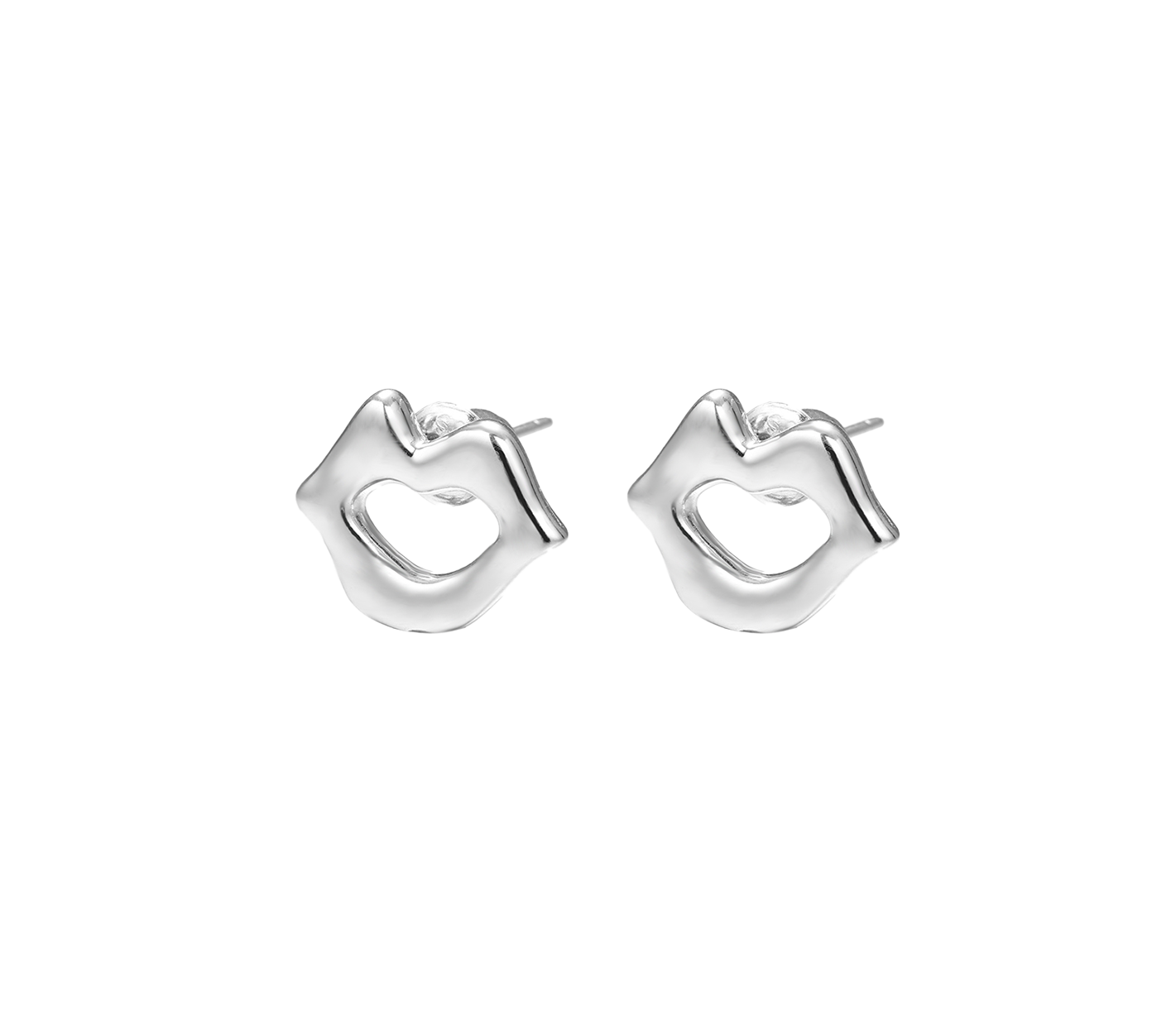 LES BISES BOUCLES D'OREILLES (SILVER