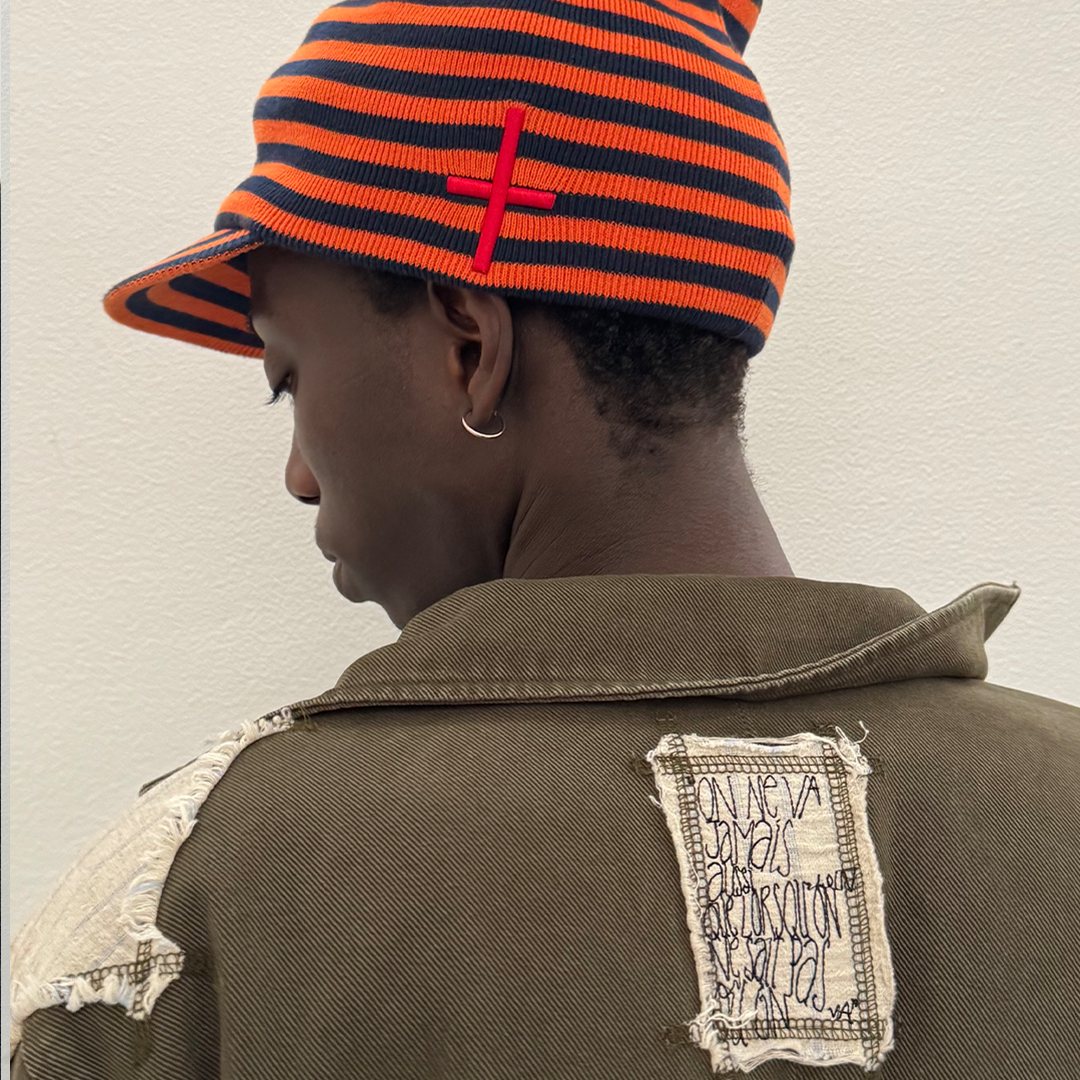 "La Bonne Étoile" beanie cap orange