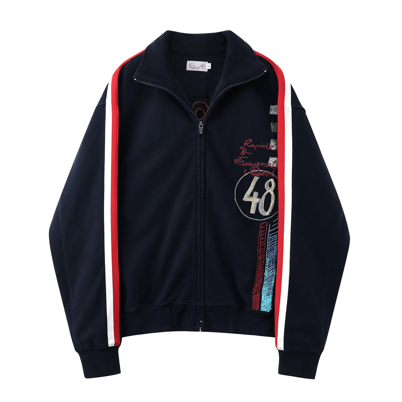Zip jacket "Le Grand Départ"